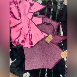 Victoria secret Pink and Purple Women's Intimates Set